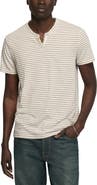 Lucky Brand Stripe Venice Burnout Henley