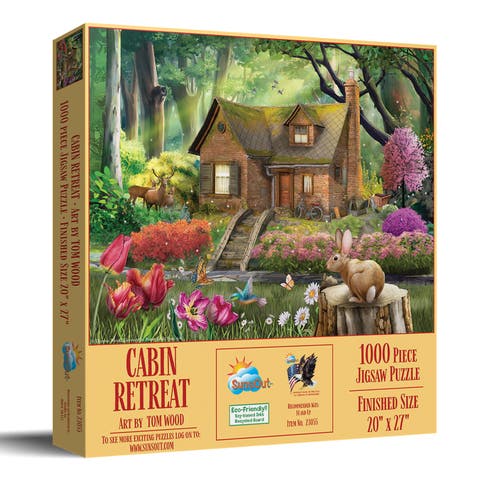 Cabin Retreat 1000 piece Jigsaw Puzzle for Adults