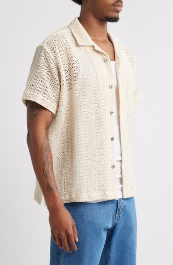 Harison Open Weave Camp Shirt