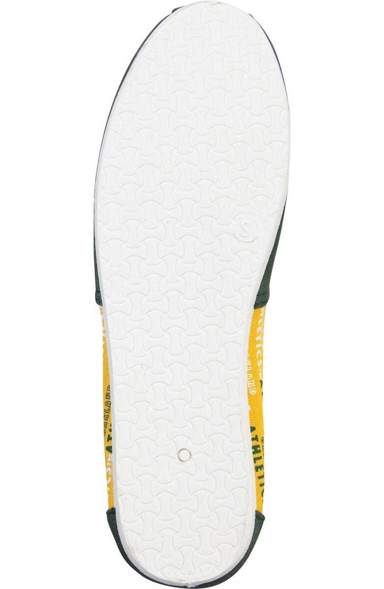 FOCO Women's Oakland Athletics Side Wordmark Canvas Shoes, Alternate, color,