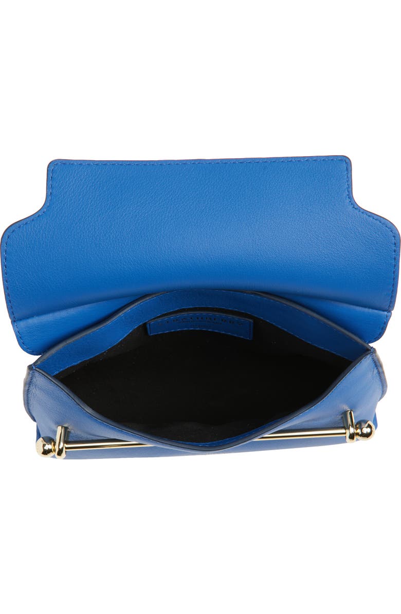 Strathberry Mini Stylist Leather Crossbody Bag, Alternate, color, True Blue