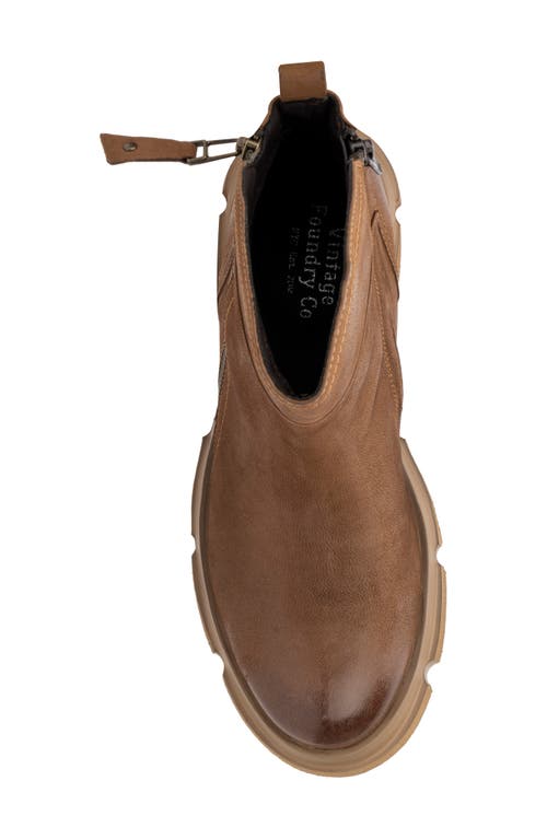 Vintage Foundry Juliette Zip Boot In Tan