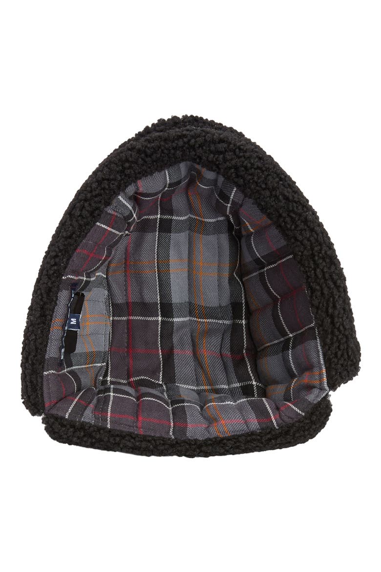 Morar Waxed Cotton Trapper Hat, Alternate, color, BLACK
