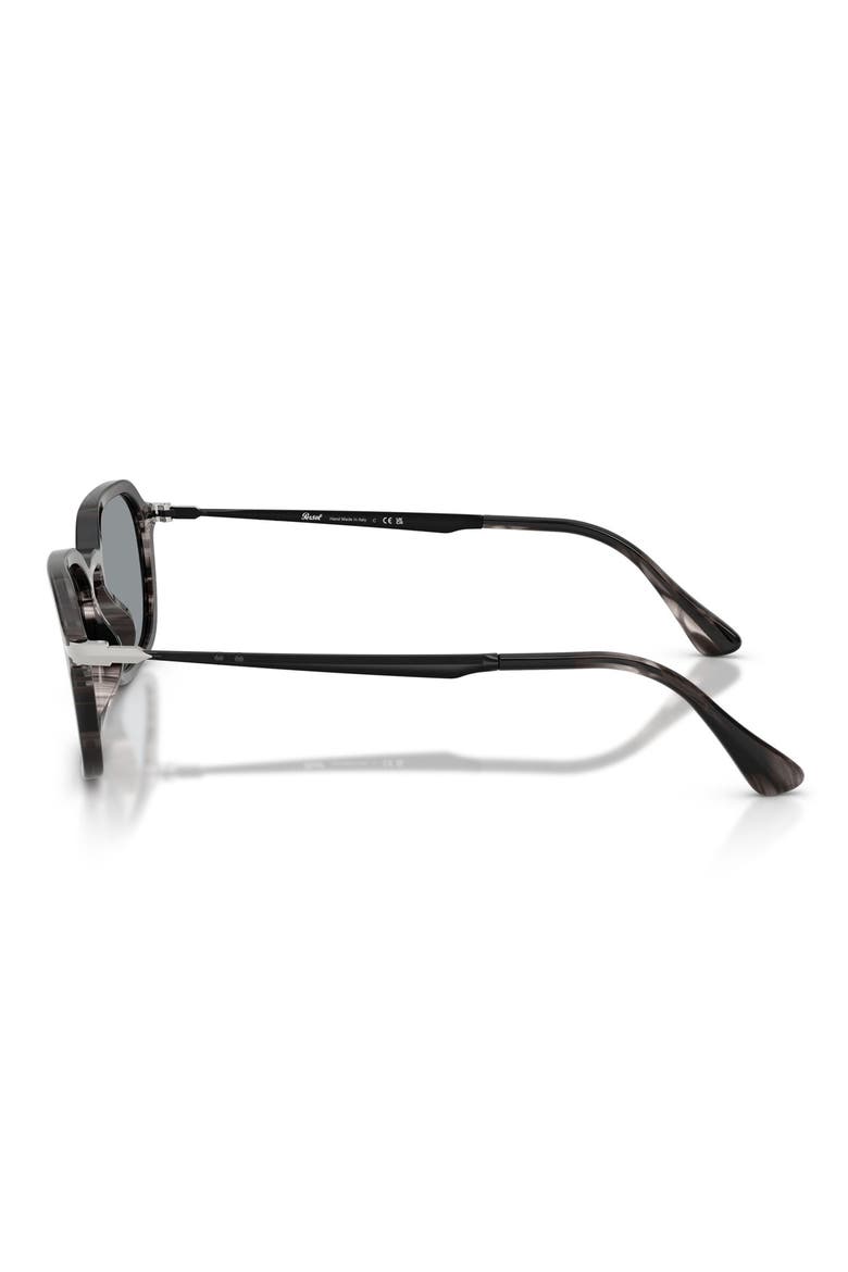 54mm Phantos Sunglasses, Alternate, color, STRIPED BLACK AND GREY / BLUE