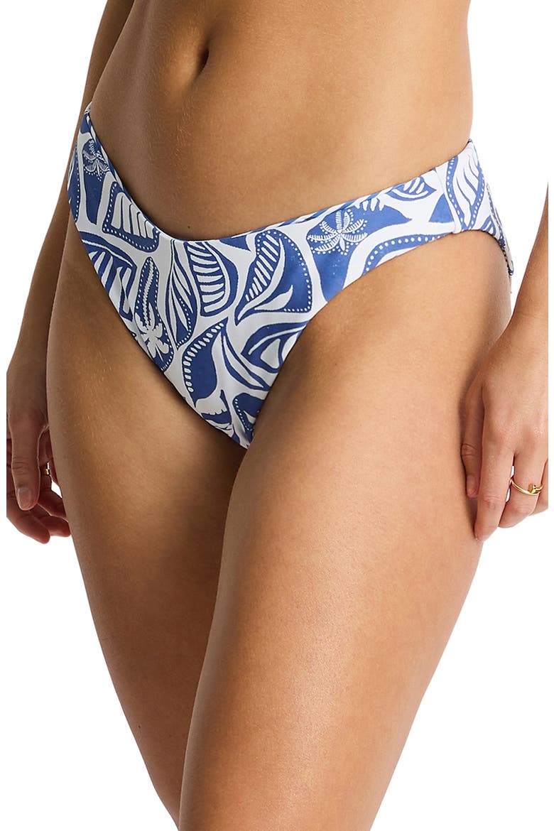 Reversible Sporty Bikini Bottoms, Alternate, color, DENIM BLUE