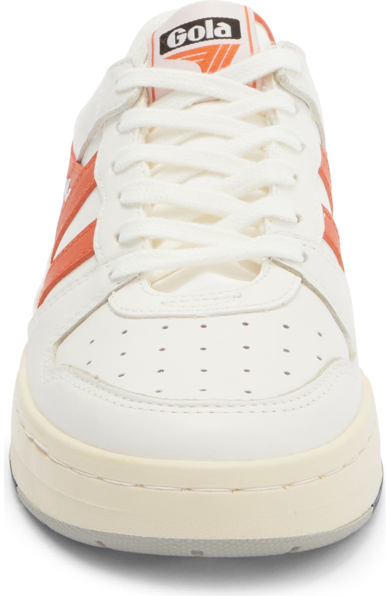 Gola Allcourt Trainer Low Top Sneaker, Alternate, color, White/ Saffron