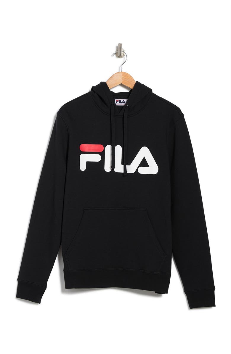 FILA Logo Graphic Drawstring Hoodie, Alternate, color, 
