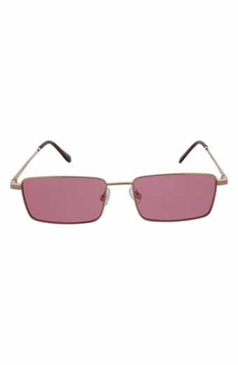58mm Metal Rectangle Sunglasses
