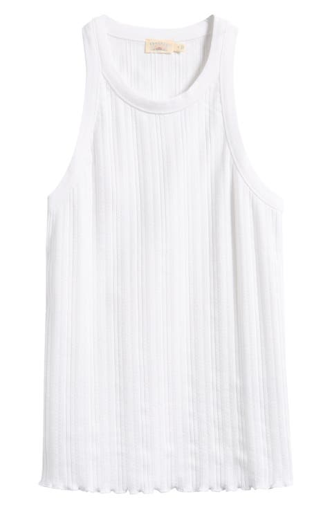 Paradise Pointelle Organic Cotton Tank
