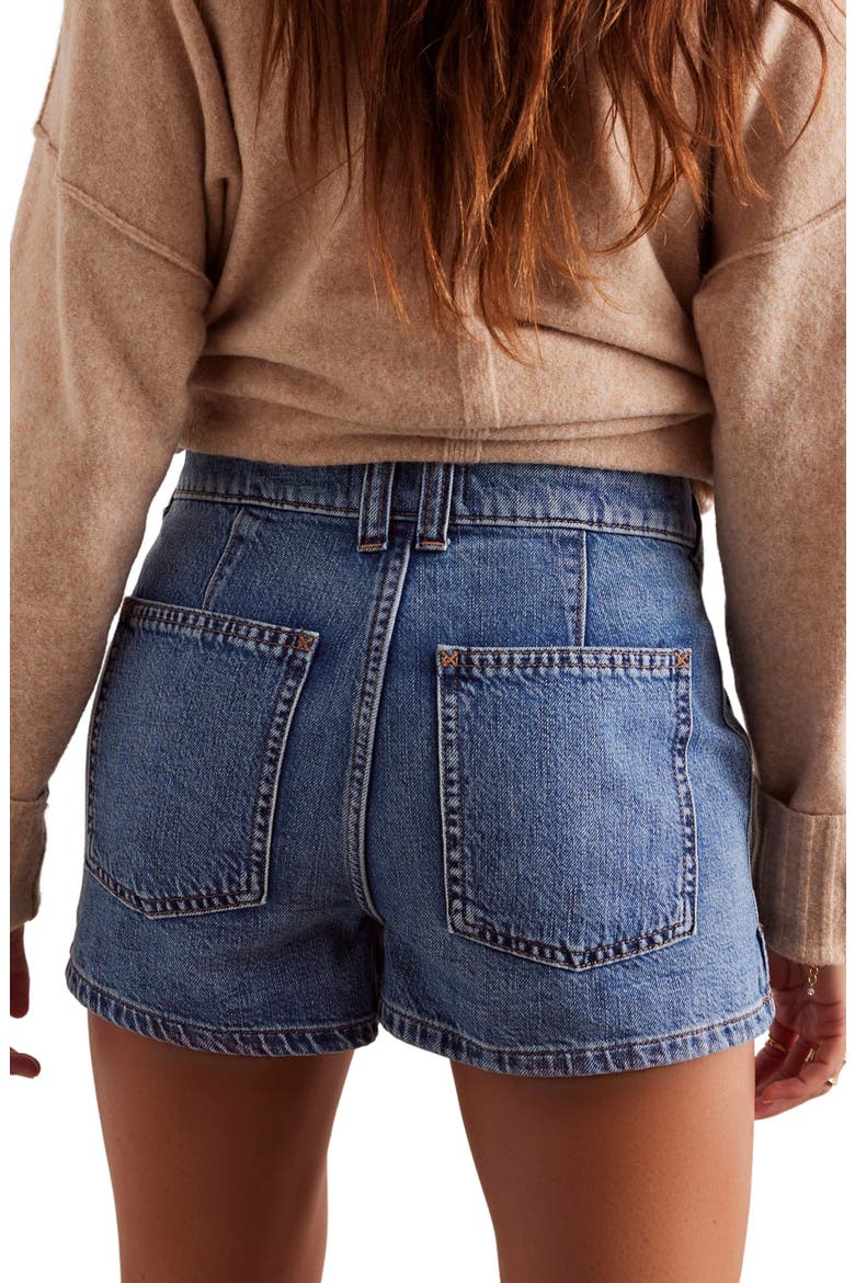 Bettie Sailor Patch Pocket Denim Shorts, Alternate, color, VIXEN