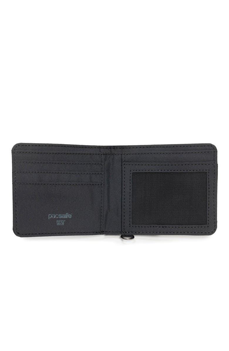 PACSAFE , RFIDsafe Bifold Wallet , Black, Alternate, color,