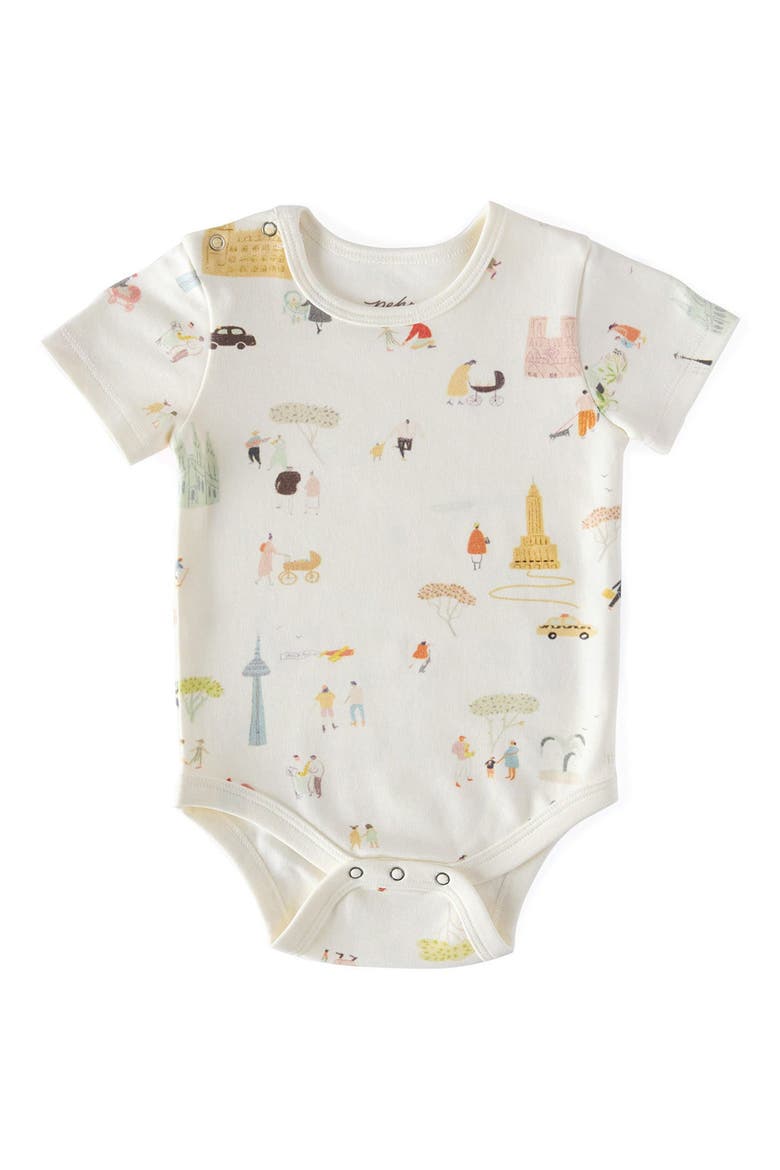 Explore the World Organic Cotton Bodysuit, Main, color, EXPLORE THE WORLD