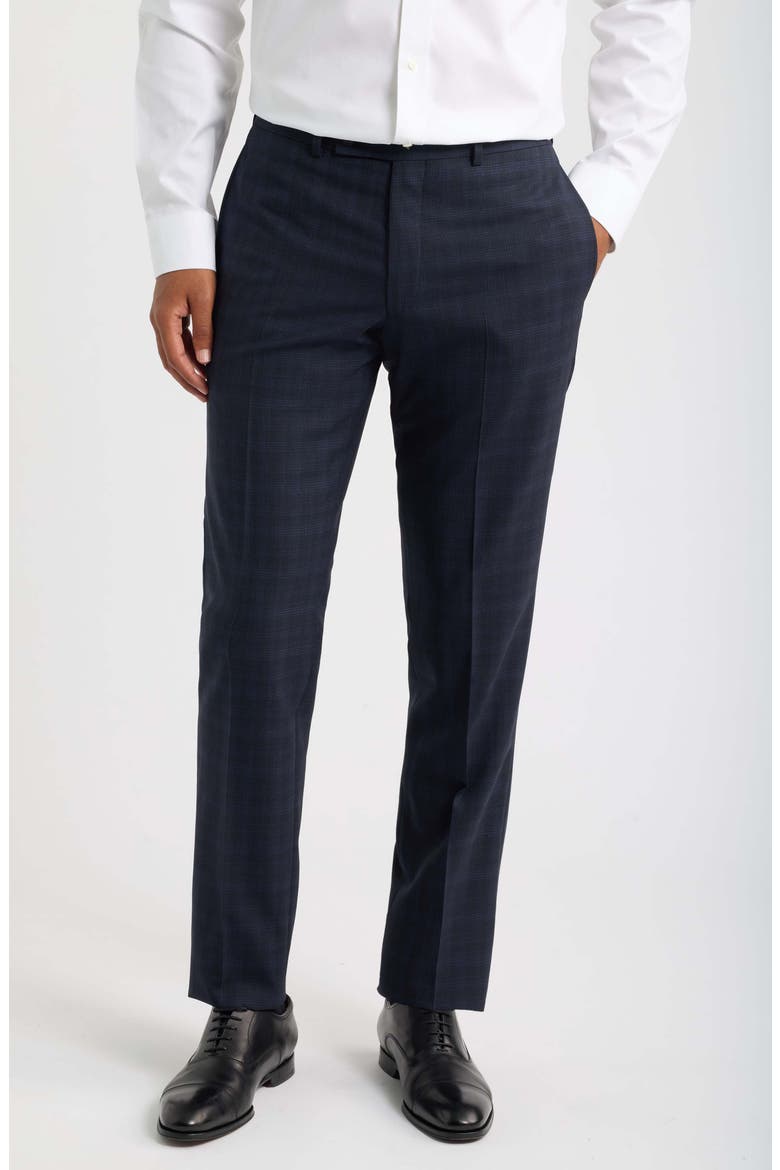 Esprit Tonal Plaid Wool Suit, Alternate, color, NAVY