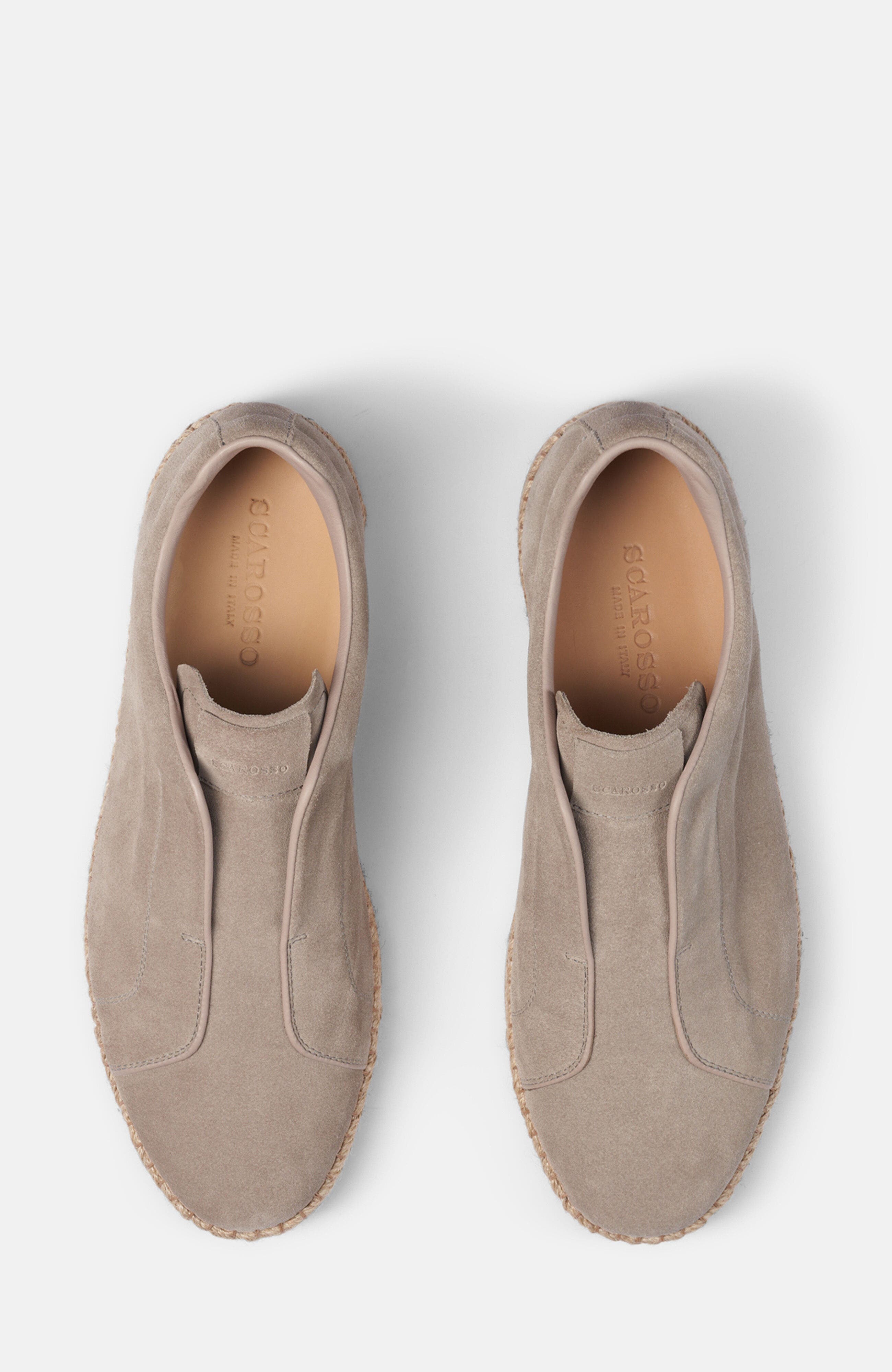 SCAROSSO Thiago Espadrilles, Alternate, color, Grey - Suede