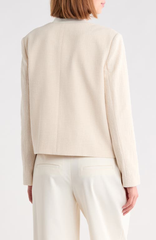 Theory Mini Check Jacket In Neutral