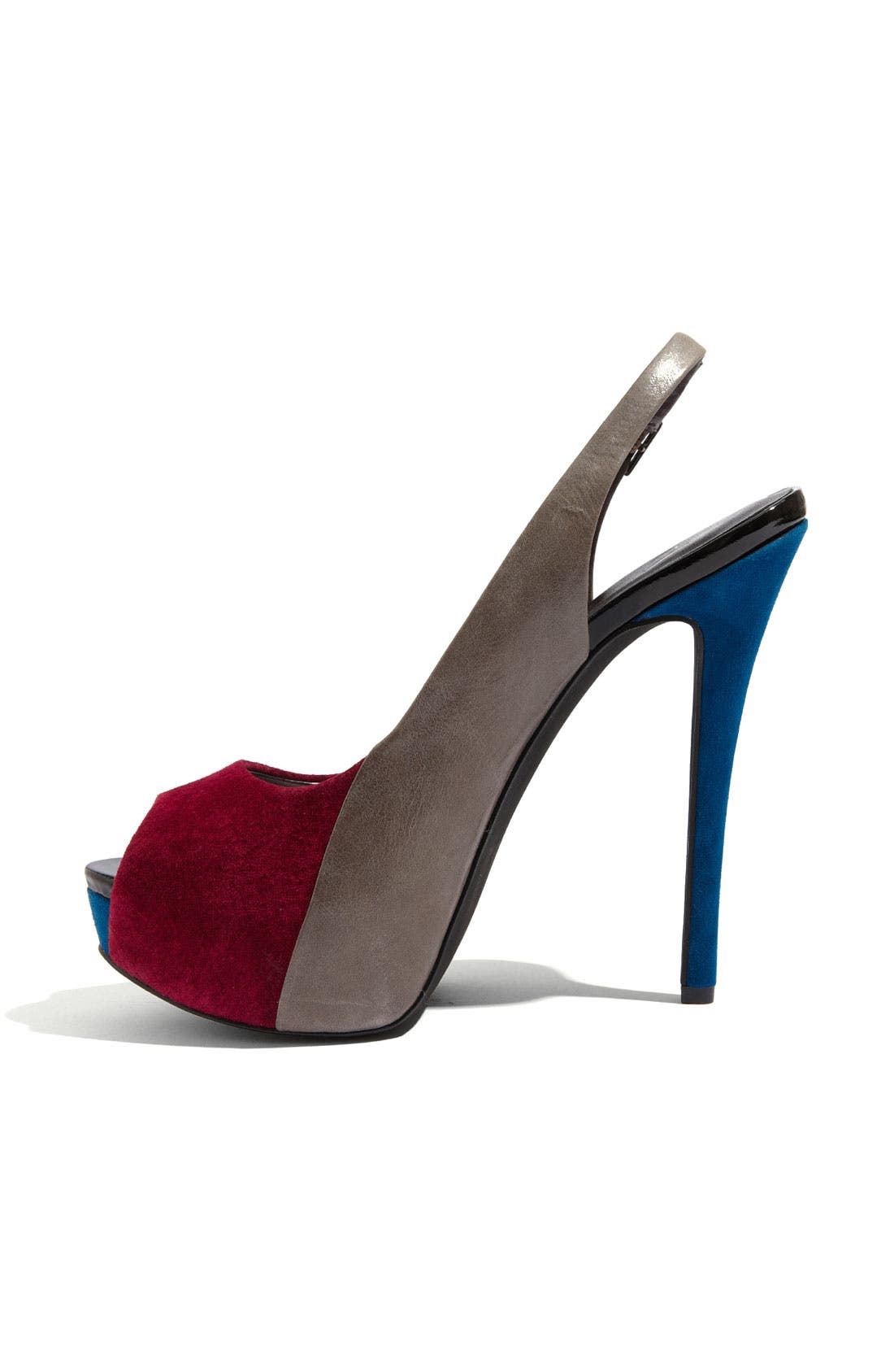 'Princess' Pump, Alternate, color, CRANBERRY/ GREY