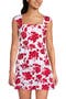  Red Graphic Floral