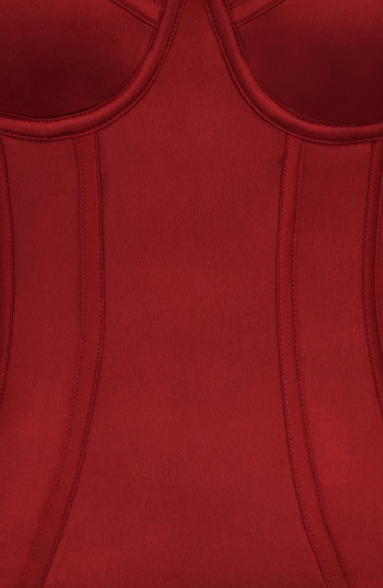 Mistress Rocks Lace Corset Top, Alternate, color, Cherry White