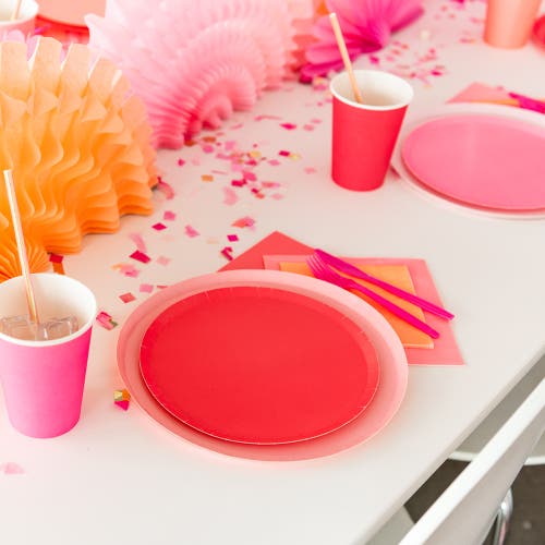 Jollity & Co Shade Collection Guest Napkins In Flamingo