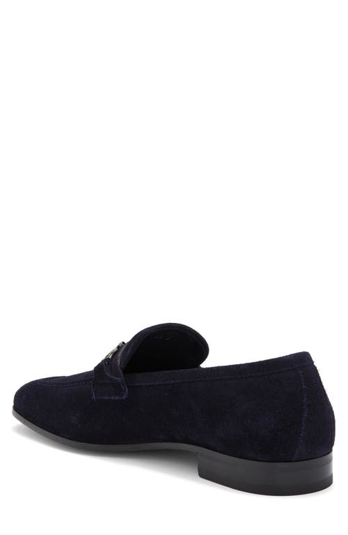 Ferragamo Gancini Buckle Loafer In Black