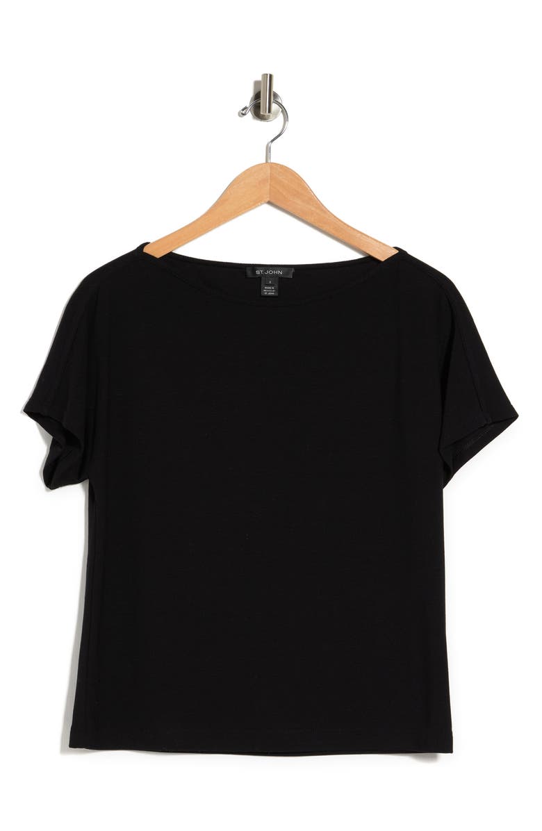 St. John Collection Lightweight Boatneck Top, Alternate, color, 