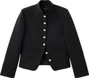 MANGO Mandarin Collar Jacket