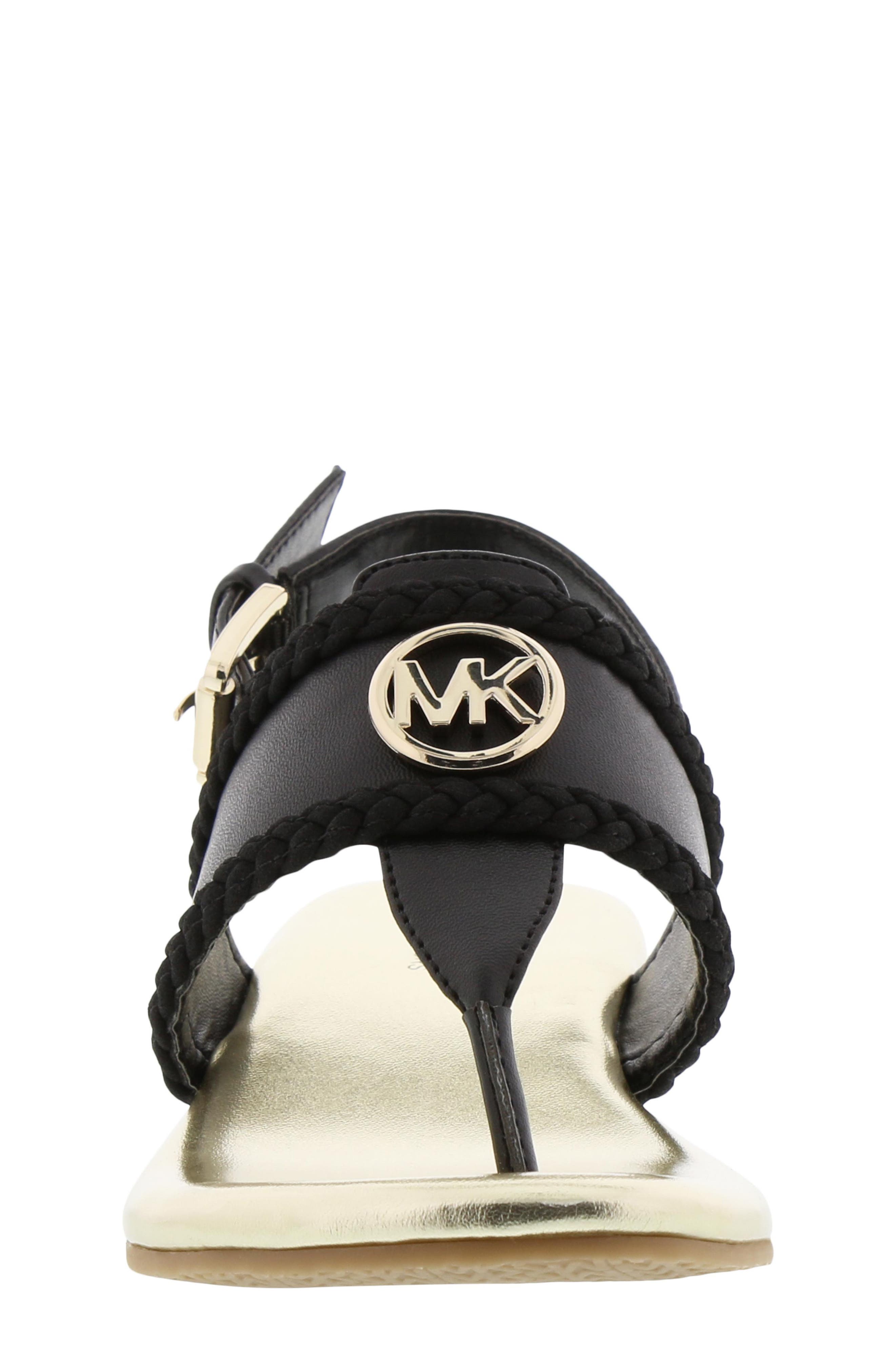 MICHAEL Michael Kors Perry Discover Metallic Thong Sandal, Alternate, color, 