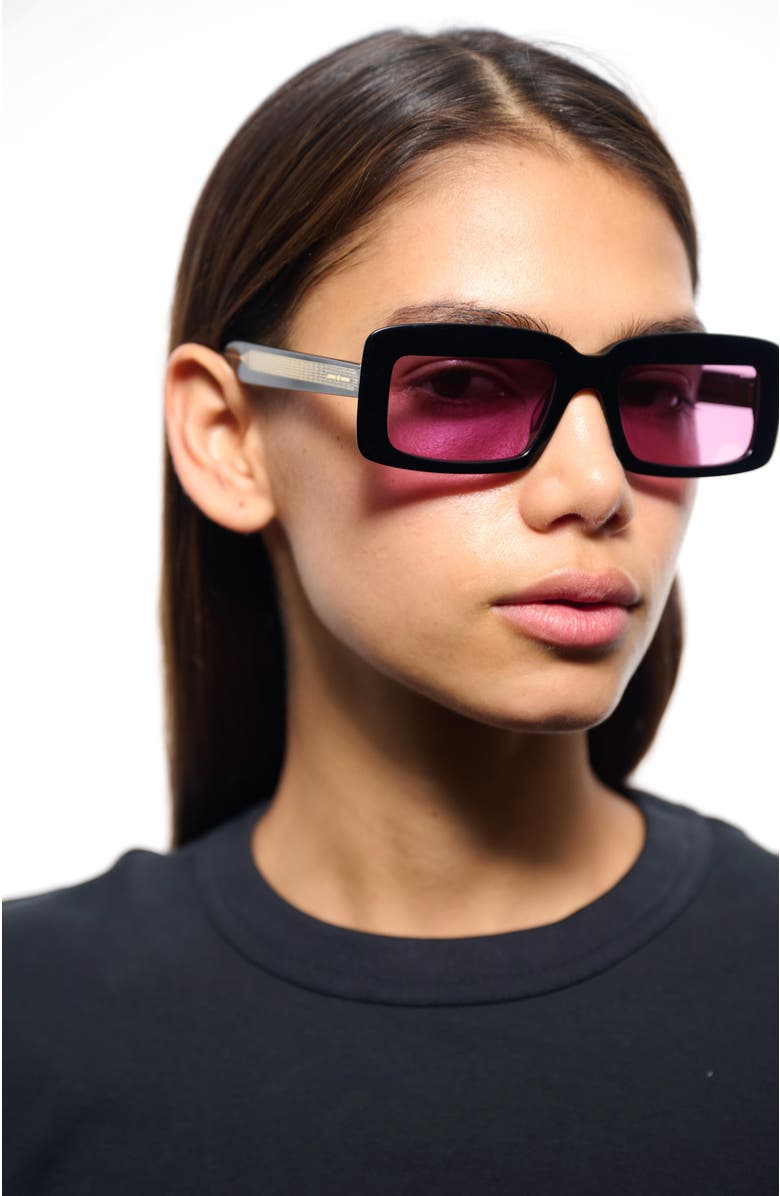 Italia Independent Alchimia Sunglasses, Alternate, color, Black