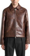 Manière De Voir Laurent Vintage Leather Jacket