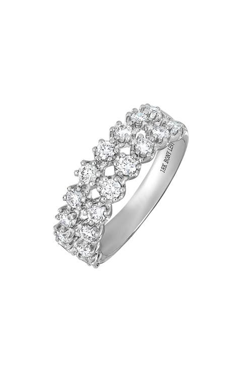 Audrey Wide Double Row Diamond Ring (Online Trunk Show)