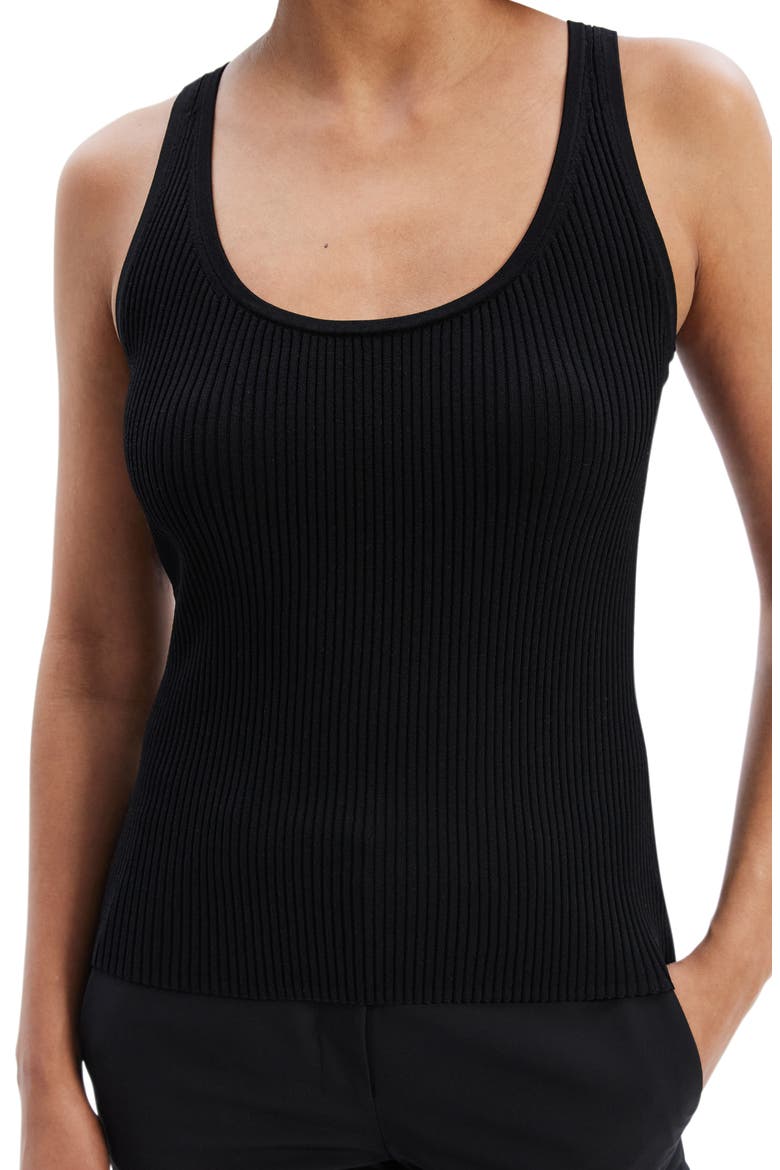 Compact Rib Tank, Alternate, color, BLACK