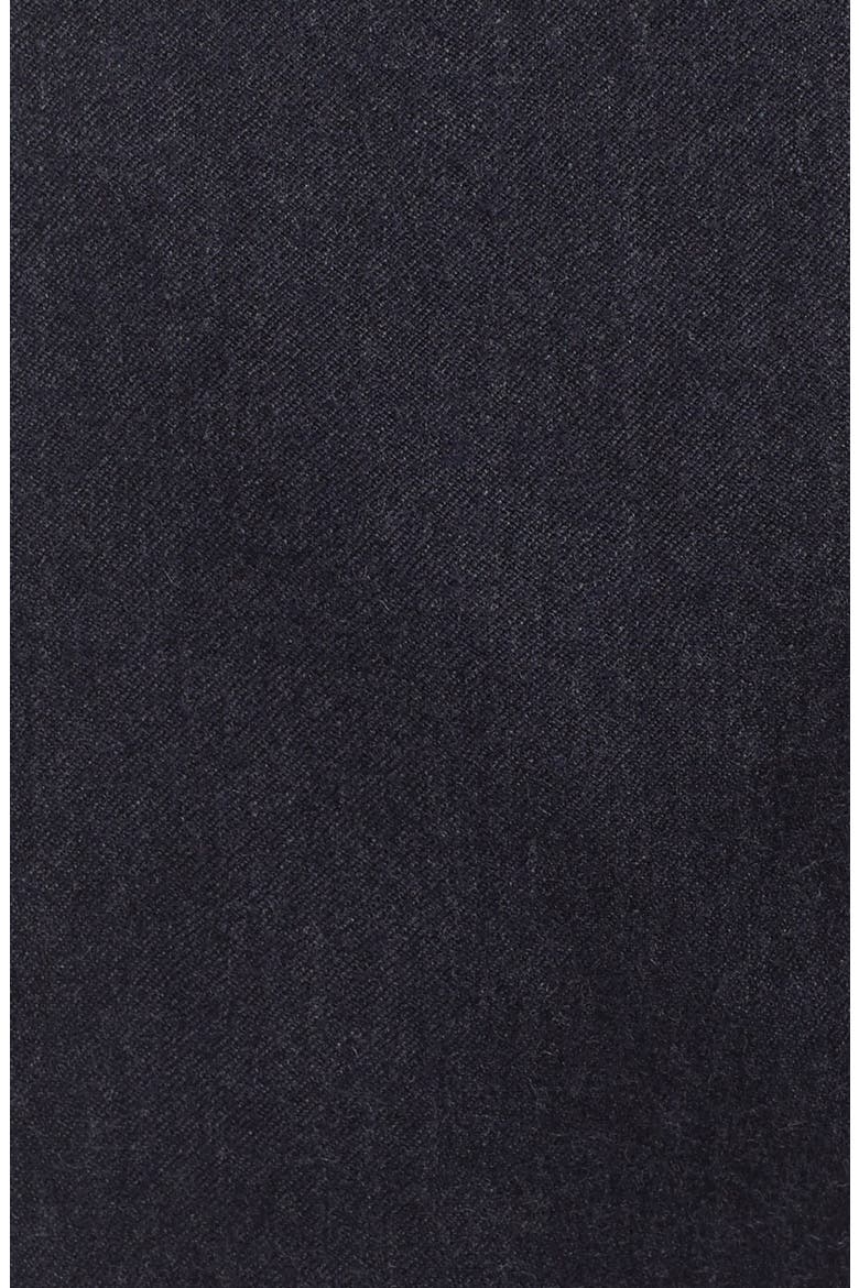 Lightweight Flannel Pleated Classic Fit Dress Trousers, Alternate, color, HEATHER NAVY