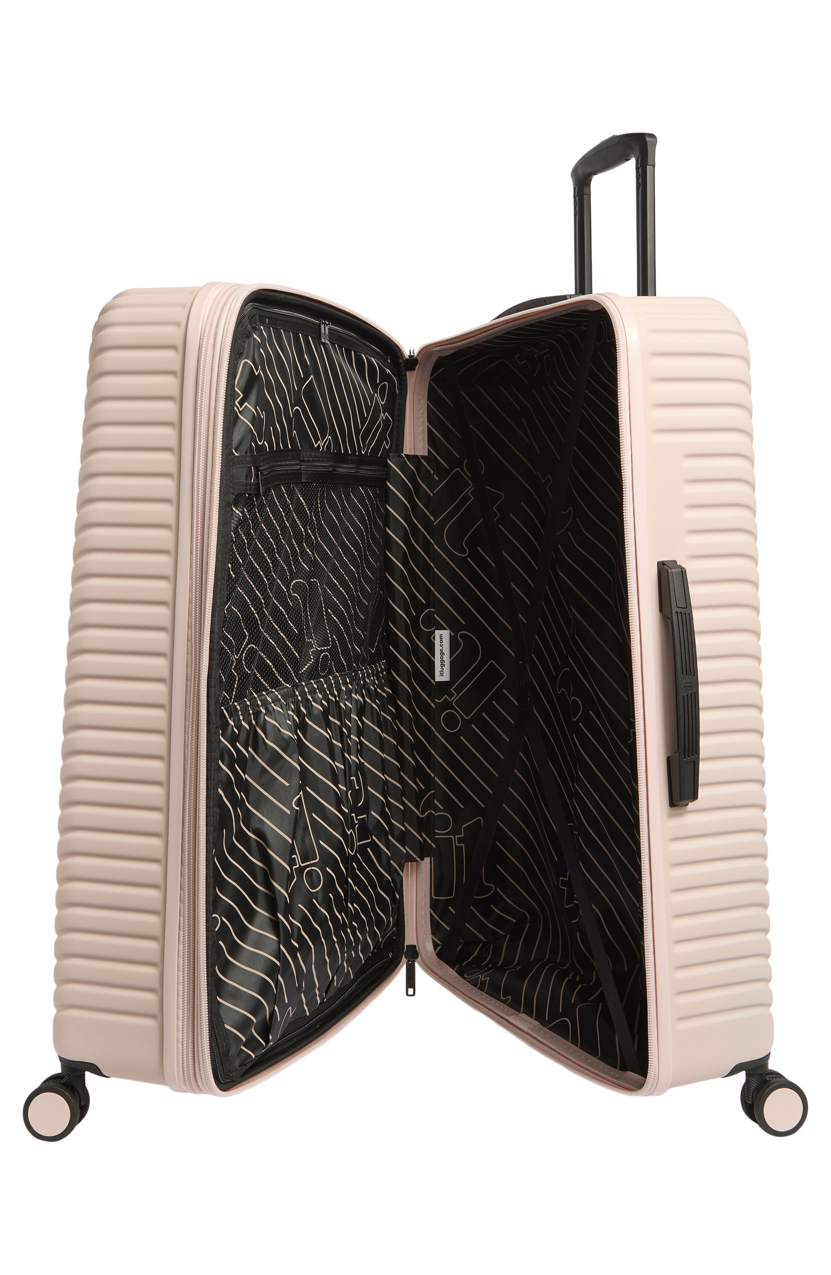 IT LUGGAGE Pleating 31-Inch Hardside Spinner Luggage, Alternate, color, Peach Whip
