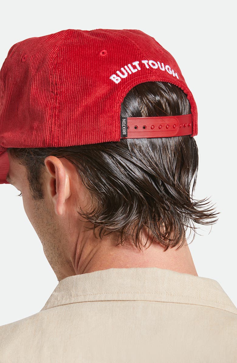 Brixton Ford 4x4 HP Snapback Trucker Hat, Alternate, color, Candy Apple Red