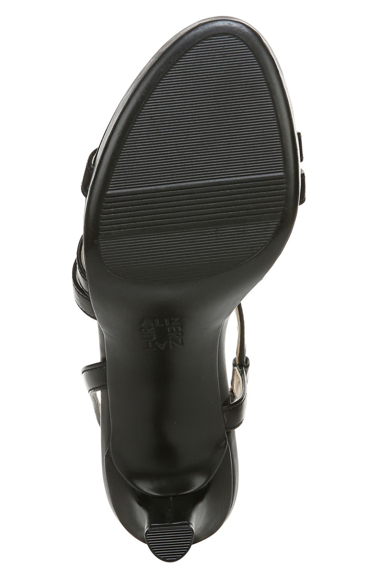 Brenta Strappy Sandal, Alternate, color, BLACK
