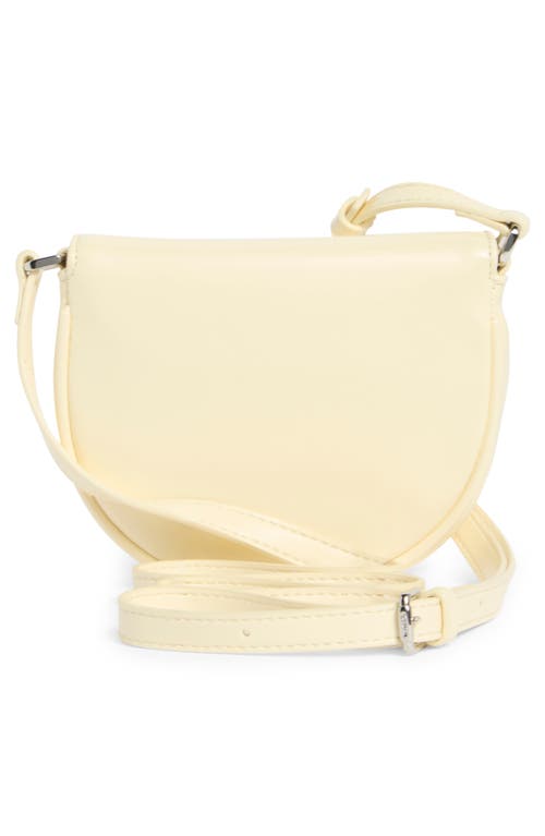 Stand Oil Mino Faux Leather Crossbody Bag In Yellow