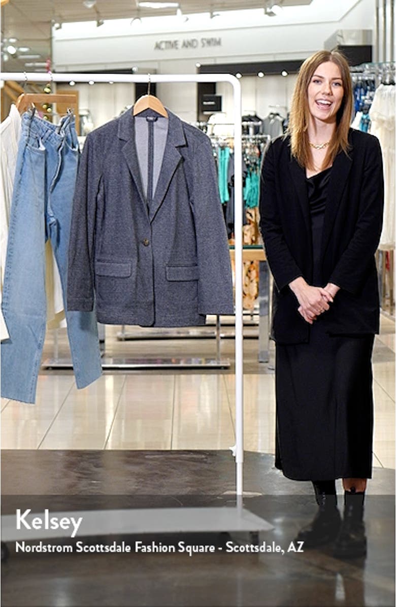 Dream Flannel Double Knit Blazer, sales video thumbnail