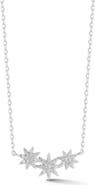 SPHERA MILANO Triple Star Pendant Necklace