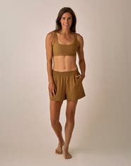 Carve Designs Ocean Breeze High-Rise Shorts - Golden