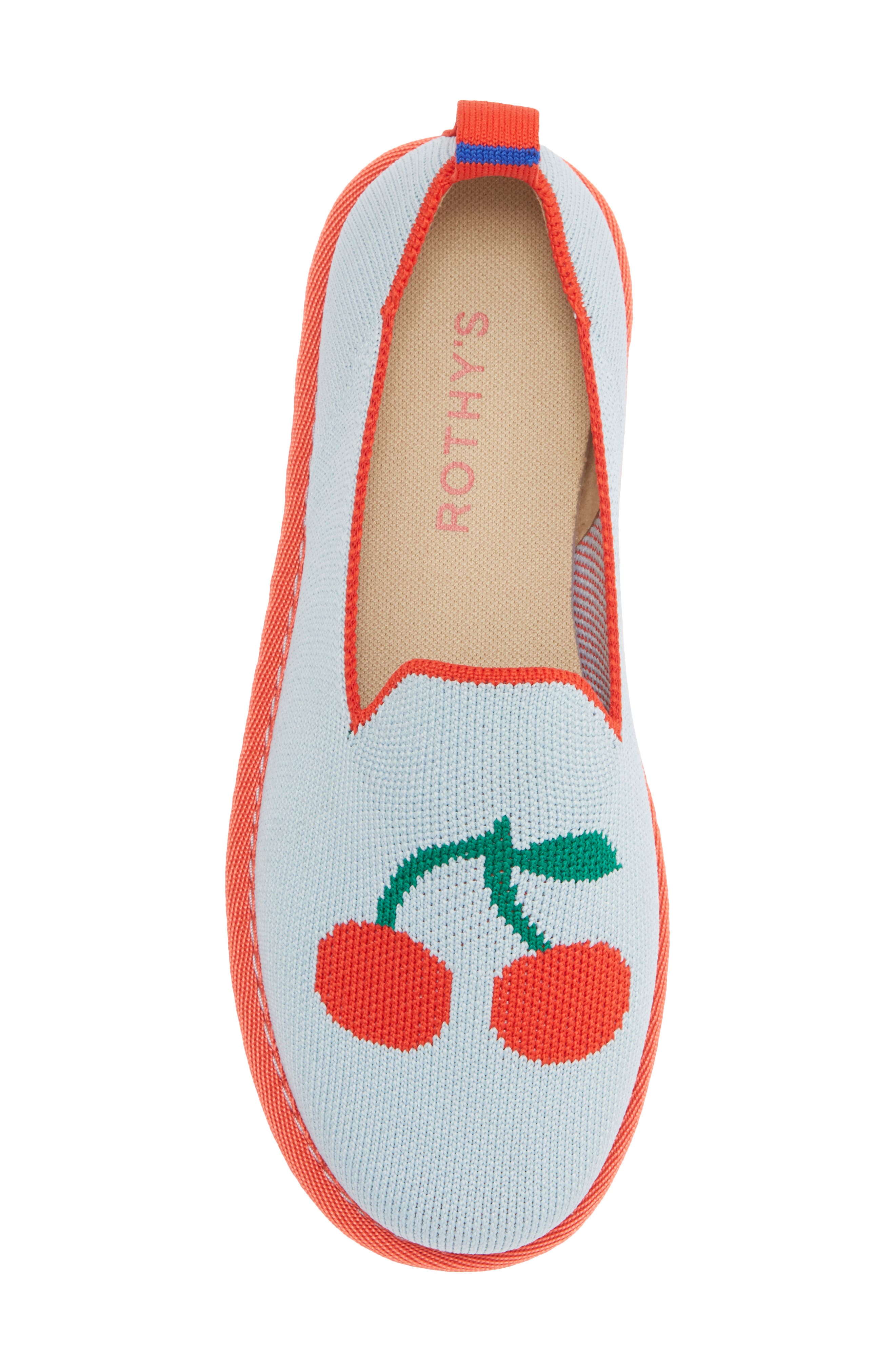 Rothy's Kids' The Mini Loafer, Alternate, color, Cherry Blue