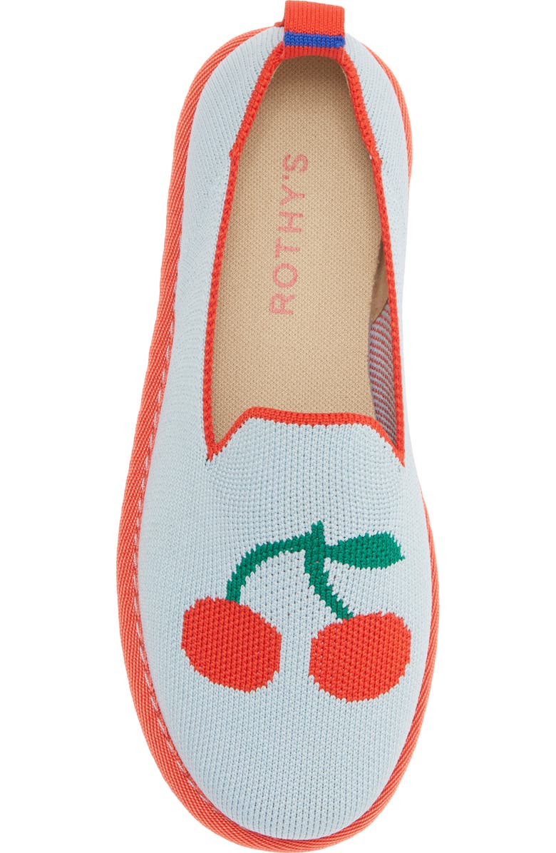 Rothy's Kids' The Mini Loafer, Alternate, color, Cherry Blue