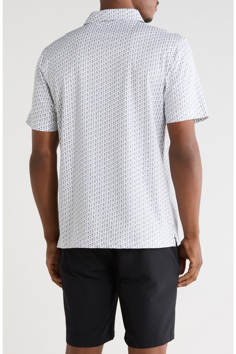 Cotton Knit Polo, Alternate, color, WHITE