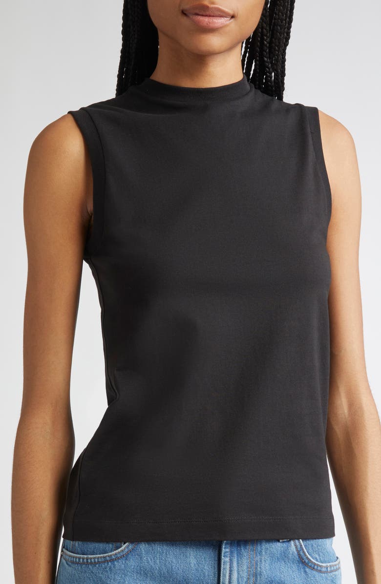TOTEME Relaxed Tank Top, Alternate, color, Black