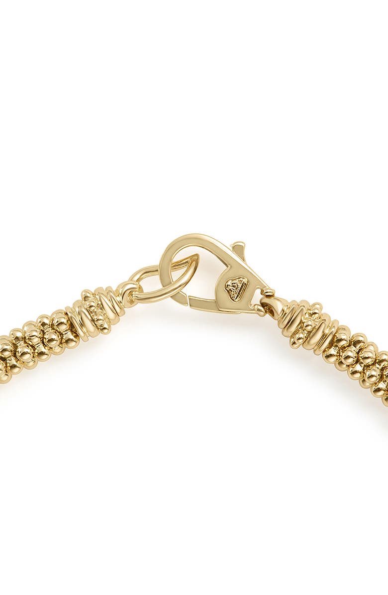 LAGOS Caviar Bead Bracelet, Alternate, color, Yellow Gold