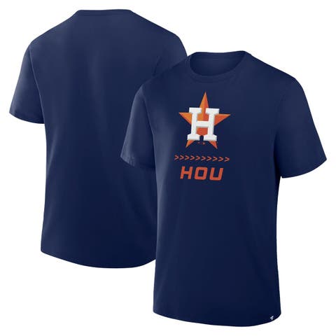 Men's Fanatics Navy Houston Astros Clubhouse Legacy Side Swipe T-Shirt