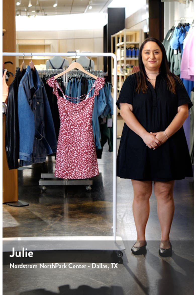 Landon Floral Print Minidress video