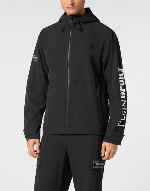 Technical Nylon Jacket Ls Scratch Men