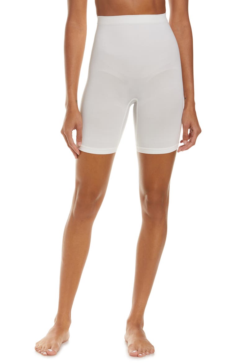 Sculpting Mid Thigh Shorts, Main, color, MARBLE