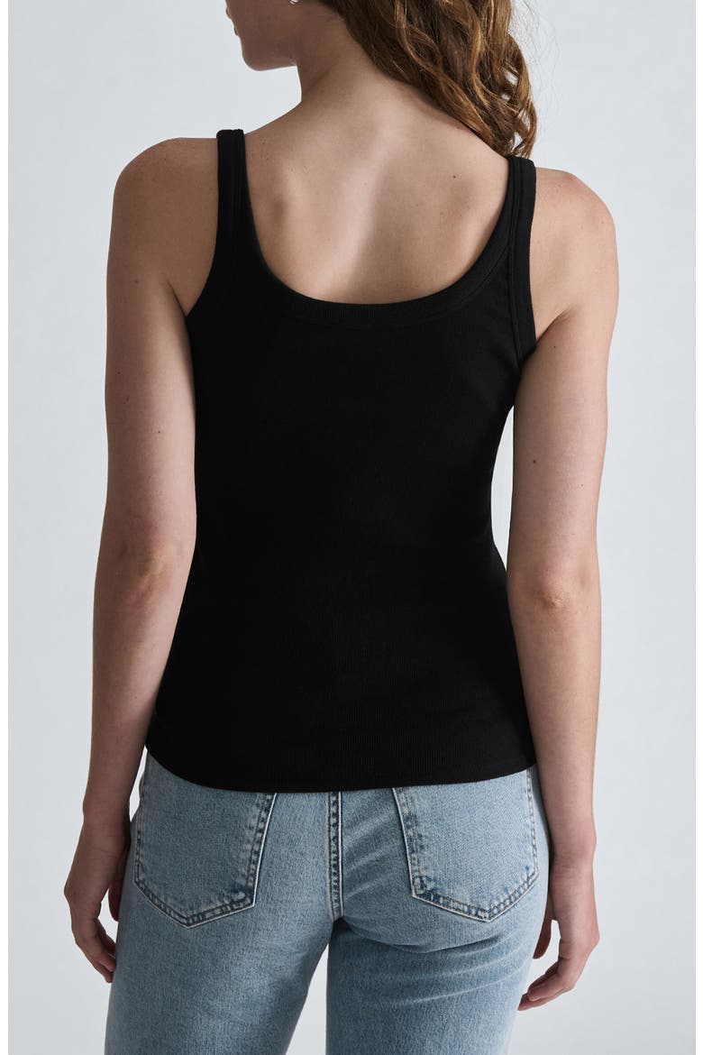 Frankie Rib Tank, Alternate, color, BLACK