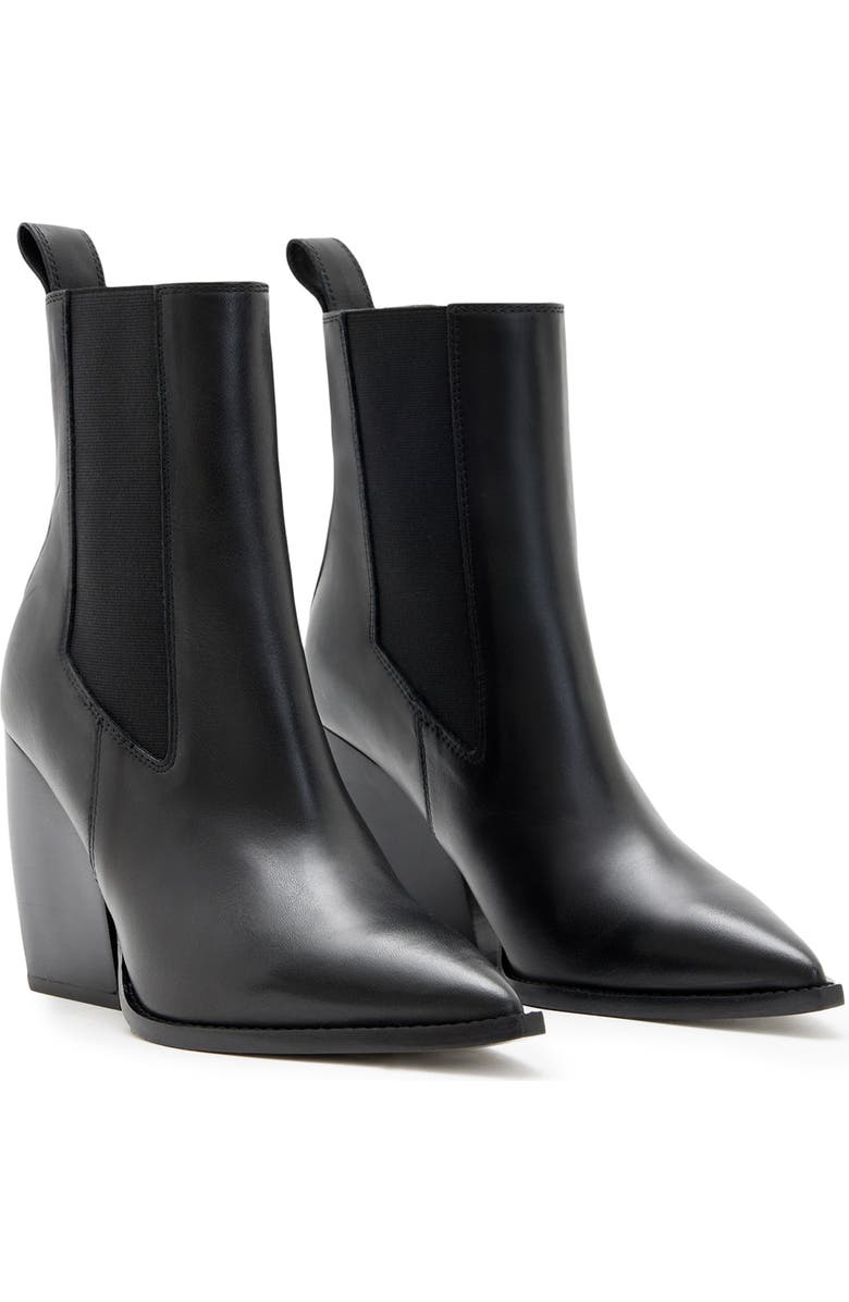 AllSaints Ria Block Heel Bootie, Main, color,